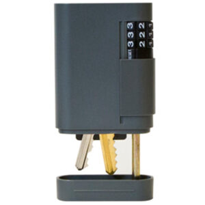 Kidde Locking Stor-A-Key Key Box, Charcoal, 1/Each (Shelf Pack)