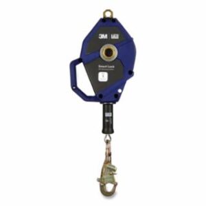 Smart Lock Self Retracting Lifeline, 30 ft, Swiveling Snap Hook, 420 lb Load Capacity, Single Leg