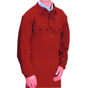 Leather Bibs, 14 in Long, Snaps Closure, One Size Fits Most, Golden Brown