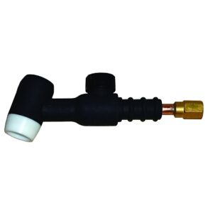 TIG Torch Body, Air Cooled, 150 A, Rigid Head with Valve, For 17 Torch