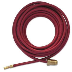 TIG Power Cable, For 18 Series Torches, 25 ft, Braided Rubber