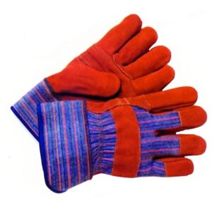 WORK GLOVES, , COWHIDE, BLUE
