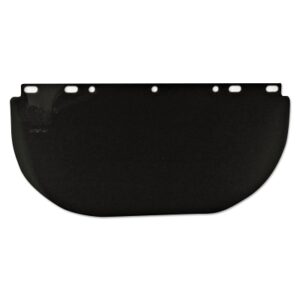 Visor, Dark Green, Unbound, 8 in x 16-1/2 in, For Fibre-Metal Head Gear/Cap Adaptors