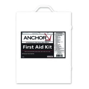 4 Shelf First Aid Cabinet, ANSI Z308.1-2009, Steel Cabinet, Includes 1,100 Pieces