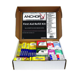 4 Shelf First Aid Cabinet Refill, Includes 1,000 Pieces