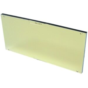 Gold Coated Filter Plate, Gold/9, 2 x 4.25, Polycarbonate
