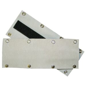 Leather Sweatband, Cowhide, White, Used with Headgear