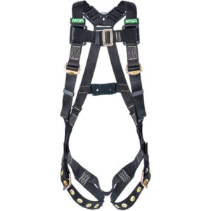 MSA Workman Arc Flash Full-Body Harness w/ D-Ring, X-Large, Black,