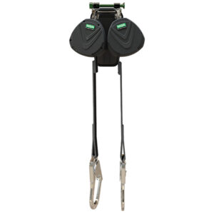 MSA V-Edge Leading Edge Self-Retracting Web PFL, Twin Leg w/ Steel Scaffold Snap Hook, 1/Each