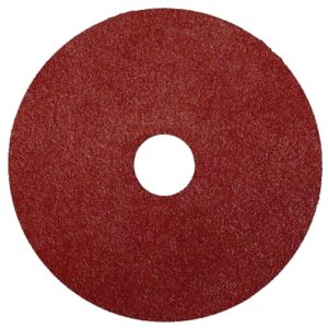 Resin Fiber Discs, 5 in Dia, 60 Grit, 7/8 in Arbor, 10,000 RPM