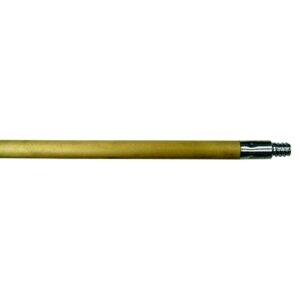Wooden Broom Handle, Hardwood w/Metal Tip, 60 in x 15/16 in dia