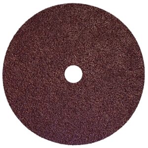 Resin Fiber Discs, 7 in Dia, 50 Grit, 7/8 in Arbor, 8,500 RPM