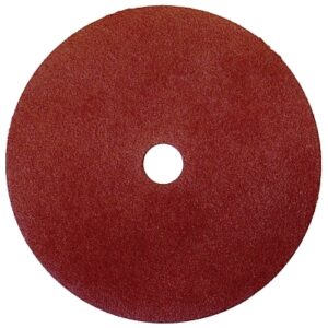 Resin Fiber Discs, 7 in Dia, 60 Grit, 7/8 in Arbor, 8,500 RPM