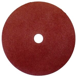 Resin Fiber Discs, 7 in Dia, 80 Grit, 7/8 in Arbor, 8,500 rpm