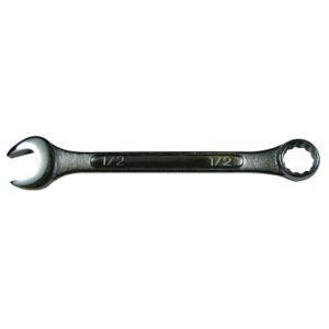 Combination Wrench, 7/16 in Opening, 8-7/8 in OAL, 12-Point, Nickel Chrome Plated Finish
