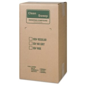 Oil-Based Sanded Floor Sweeping Compound, Red, 50 lb