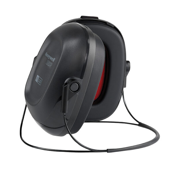 Honeywell Howard Leight VeriShield 100 Series Passive Earmuffs, Behind-the-Neck, NRR 22, Black, 1/Each