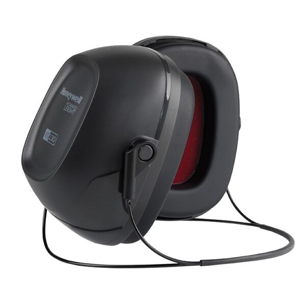 Honeywell Howard Leight VeriShield 100 Series Passive Earmuffs, Behind-the-Neck, NRR 28, Black, 1/Each
