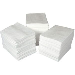 SPC ENV Maxx Enhanced Medium Weight Economy Pads, 15" x 19", White, 100/Bale