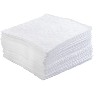 SPC Oil Plus Heavy Weight Perfed Pads, 30" x 30", White, 50/Bale