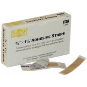 Plastic Bandage (Unitized Refill), 3/8" x 1 1/2", 80 Box/60 Case