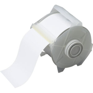 Brady GlobalMark Series Indoor/Outdoor Vinyl Labels, 3", White, 100''/Roll