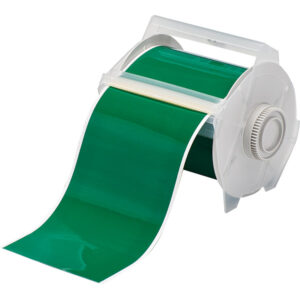 Brady GlobalMark Series Indoor/Outdoor Vinyl Labels, 4", Green, 100''/Roll