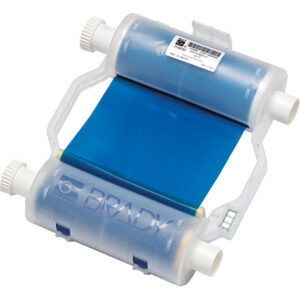 Brady B30 Series R10000 Single Color Printer Ribbon, Blue, 200''/Roll