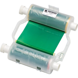 Brady B30 Series R10000 Single Color Printer Ribbon, Green, 200''/Roll