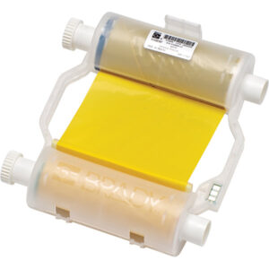 Brady B30 Series R10000 Single Color Printer Ribbon, Yellow, 200''/Roll