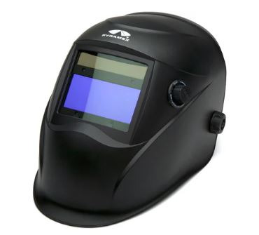 Autodarkening Welding Helmet Manual Matte Black 100 x 45mm