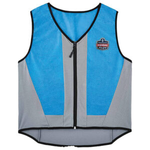 ERGODYNE CHILL-ITS 6667 WET EVAPORATIVE COOLING VEST, , BLUE, 1/EACH