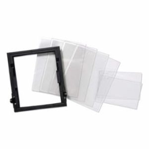 Insight Clear Safety Plate Kit, 5 in x 5 in x 1/2 in, Polycarbonate, Clear,