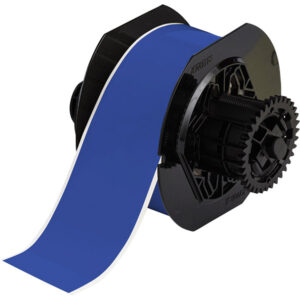 Brady B30 Series Indoor/Outdoor Vinyl Labels, 2 1/4", Blue, 100''/Roll