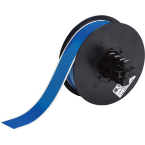 Brady B30 Series Indoor/Outdoor Vinyl Labels, 1 1/8", Blue, 100''/Roll