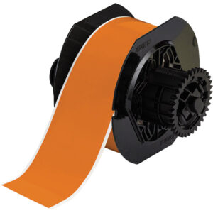 Brady B30 Series Indoor/Outdoor Vinyl Labels, 2 1/4", Orange, 100''/Roll