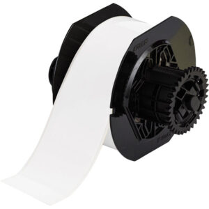 Brady B30 Series Indoor/Outdoor Vinyl Labels, 2 1/4", White, 100''/Roll
