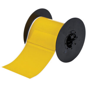 Brady B30 Series Indoor/Outdoor Vinyl Labels, 4", Yellow, 100''/Roll