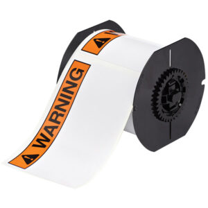 Brady B30 Series Indoor/Outdoor Vinyl Labels w/ "Warning" Header