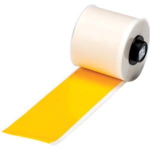 Brady BMP 71 HandiMark Indoor/Outdoor Vinyl Labels, 2" x 50'', Yellow, 1/Roll