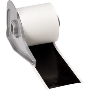 Brady BMP 71 Indoor/Outdoor Vinyl Labels, 2" x 50'', Black, 1/Roll
