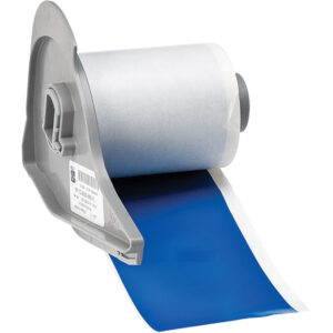 Brady BMP 71 Indoor/Outdoor Vinyl Labels, 2" x 50'', Blue, 1/Roll