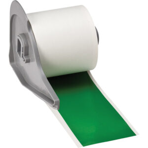 Brady BMP 71 Indoor/Outdoor Vinyl Labels, 2" x 50'', Green, 1/Roll
