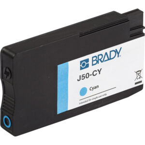 Brady BradyJet J50 Series Ink Cartridge, Cyan, 1/Each