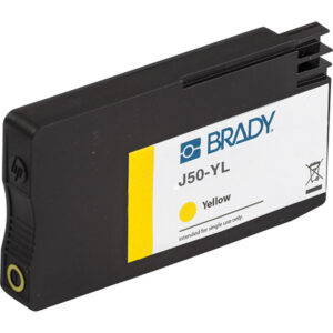 Brady BradyJet J50 Series Ink Cartridge, Yellow, 1/Each