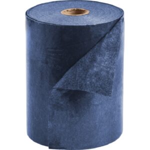 SPC ToughSorb Medium Weight Semi-Permanent Adhesive Mat, 15" x 100'', Blue, 1/Each