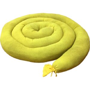 SPC SpillFix Absorbent Universal Booms, 4" x 10'', Yellow, 2/Case