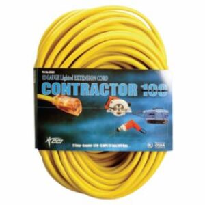 Southwire Vinyl Extension Cord, 50 ft, 1 Outlet, Yellow