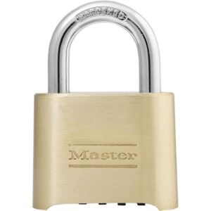 Master Lock 4-Digit Resettable Combination Padlock, 1" Shackle, 1/Each