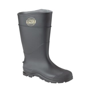 Honeywell Servus CT Comfort Technology 16" Plain Toe PVC Boots, Black, 1/Pair